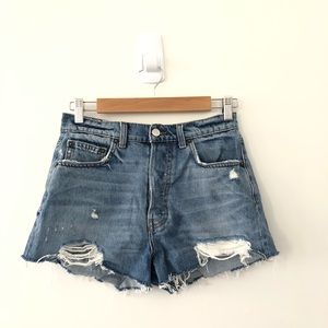Reformation Dixie High Rise Jean Shorts in Bali
